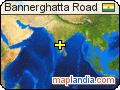 Bannerghatta Road satellite map