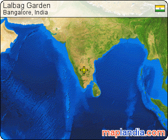 Lalbag Garden satellite map