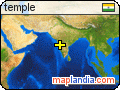 temple  satellite map