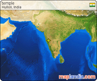 temple  satellite map