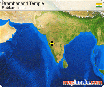 Bramhanand Temple satellite map