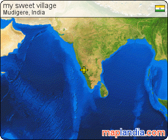 my sweet village satellite map