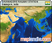 DAVANAGERE RAILWAY STATION satellite map
