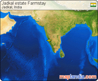 Jadkal estate Farmstay satellite map