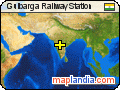  Gulbarga Railway Station satellite map