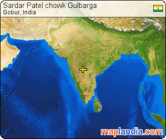 Sardar Patel chowk Gulbarga satellite map