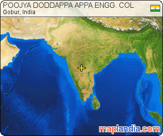 POOJYA DODDAPPA APPA ENGG. COL satellite map