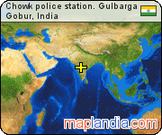 Chowk police station. Gulbarga satellite map
