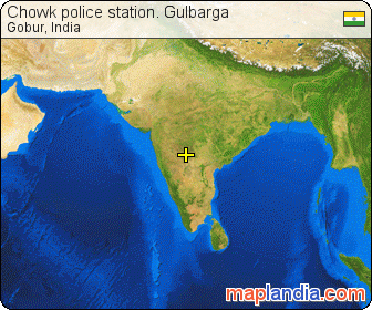 Chowk police station. Gulbarga satellite map