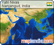 Yatri Nivas satellite map