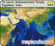 Sri Laxmi Venkataramana Temple satellite map