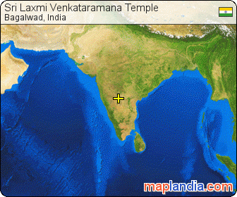 Sri Laxmi Venkataramana Temple satellite map