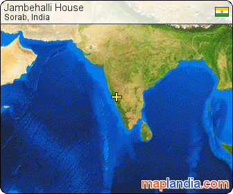 Jambehalli House satellite map