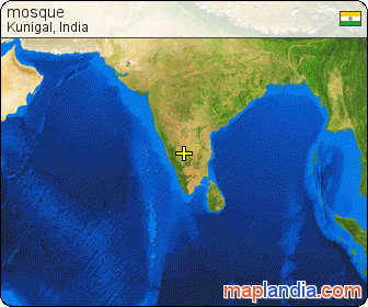 mosque satellite map