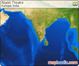 Akash Theatre satellite map