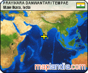 PRAYIKARA DANWANTARI TEMPAE satellite map