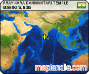PRAYIKARA DANWANTARI TEMPLE satellite map