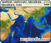 Veettinal, Vazhuvady, Mavelikara satellite map