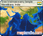Sree krishnaswamy temple satellite map