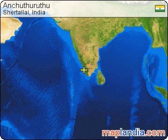 Anchuthuruthu satellite map