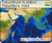 Tripunithura rly station satellite map