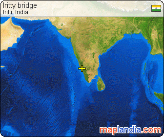 Iritty bridge satellite map