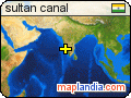 sultan canal satellite map