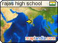 rajas high school satellite map