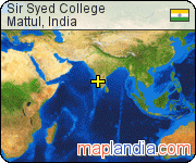 Sir Syed College satellite map