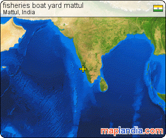 fisheries boat yard mattul satellite map