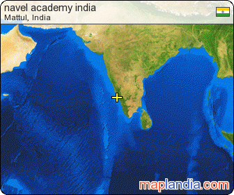 navel academy india satellite map