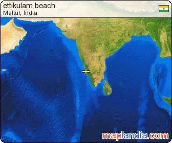 ettikulam beach satellite map