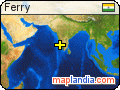 Ferry satellite map