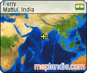 Ferry satellite map