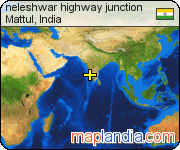 neleshwar highway junction satellite map