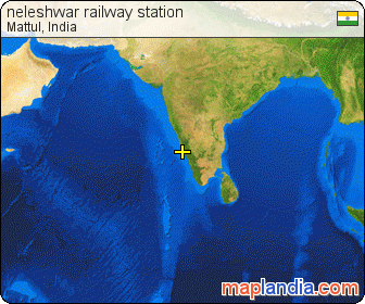 neleshwar railway station satellite map