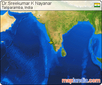 Dr.Sreekumar K Nayanar satellite map