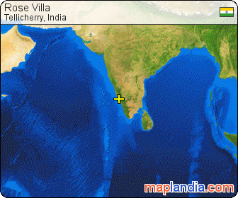 Rose Villa satellite map