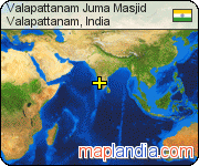 Valapattanam Juma Masjid satellite map