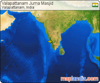 Valapattanam Juma Masjid satellite map