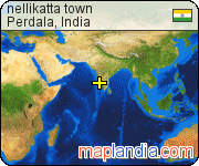 nellikatta town satellite map