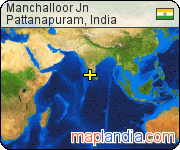 Manchalloor Jn satellite map