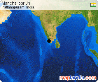 Manchalloor Jn satellite map