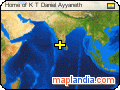 Home of K T Daniel Ayyaneth satellite map