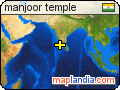 manjoor temple satellite map
