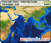Vinca Lake House - Homestay Kerala satellite map