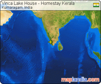 Vinca Lake House - Homestay Kerala satellite map