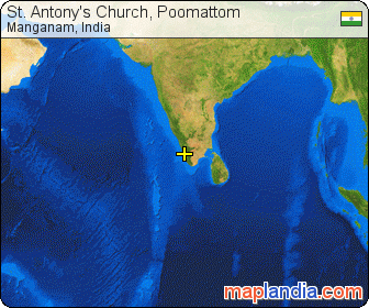St. Antony's Church, Poomattom satellite map