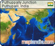 Puthuppally Junction satellite map