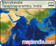 Mercykavala satellite map